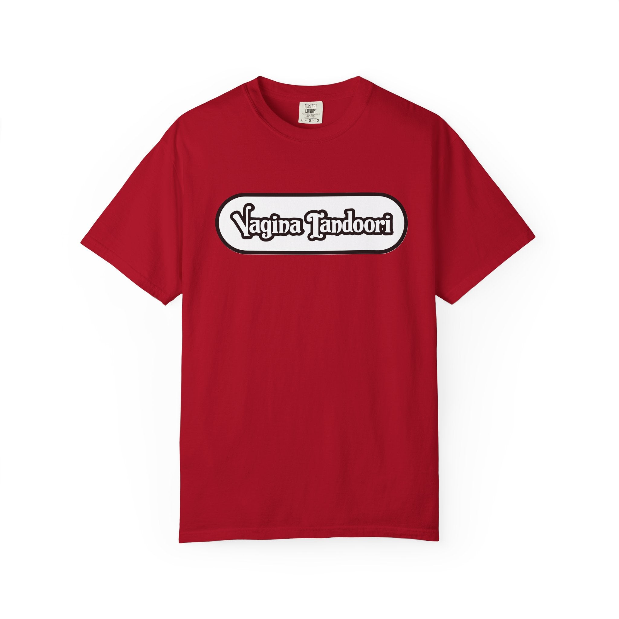 Tandoori Wordplay Graphic Tee – Bold Cultural Parody Shirt