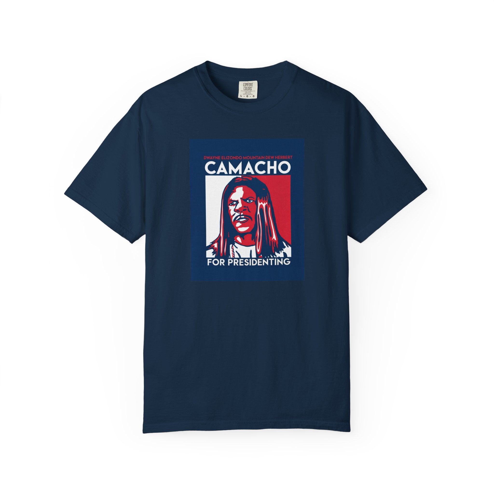Vintage Campaign Poster Graphic Tee – Streetwear Satire Shirt