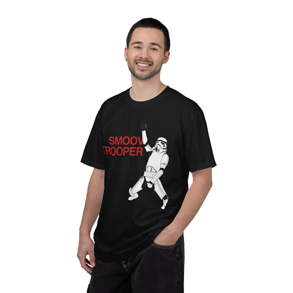 Smooth Trooper Dance Graphic Tee – Retro Sci-Fi Humor Shirt