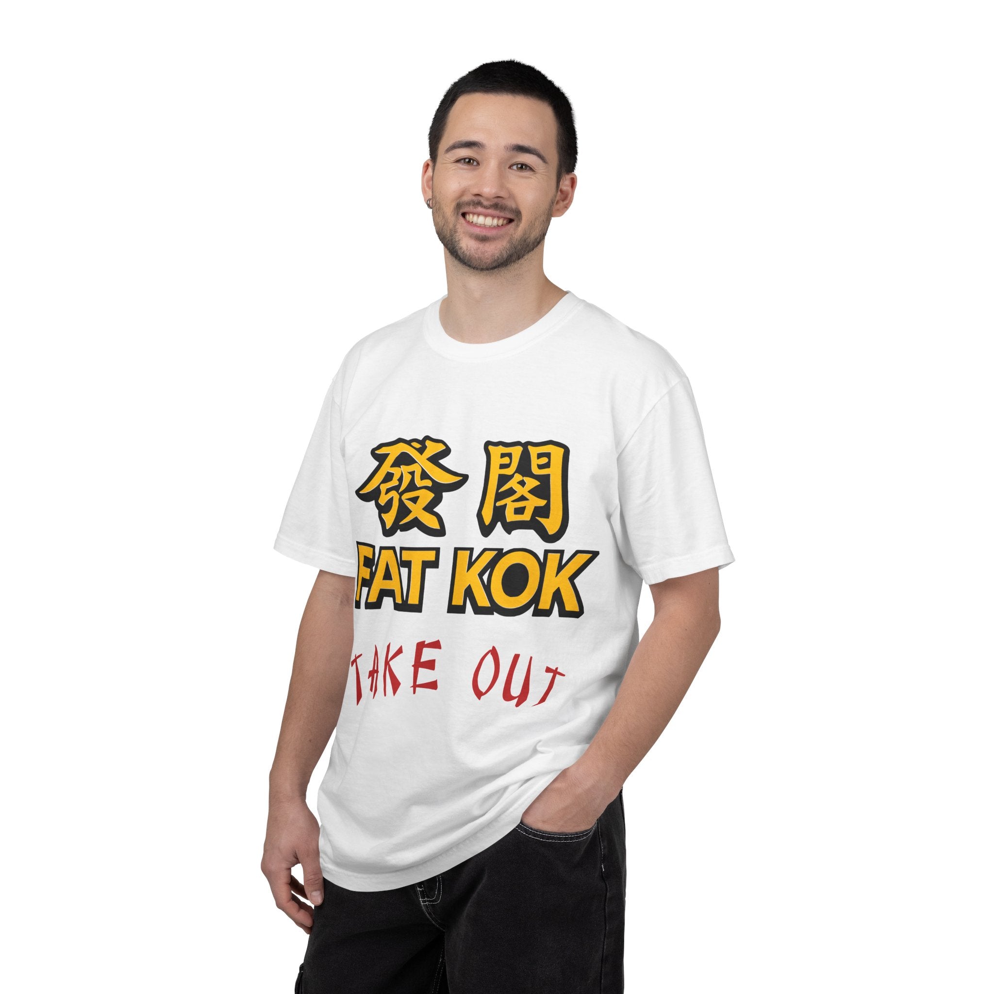 Fat Kok Take Out Wordplay Tee – Streetwear Humor Graphic Shirt