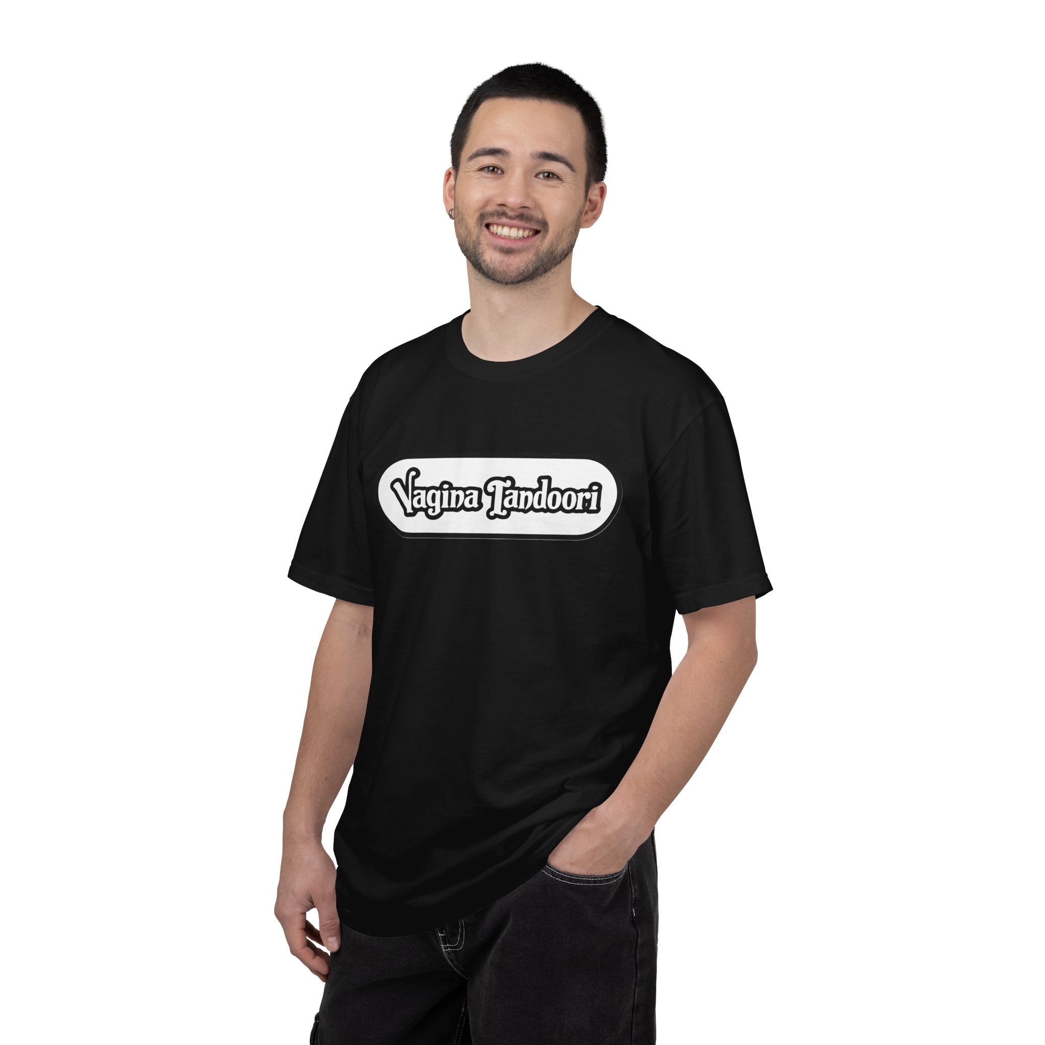 Tandoori Wordplay Graphic Tee – Bold Cultural Parody Shirt