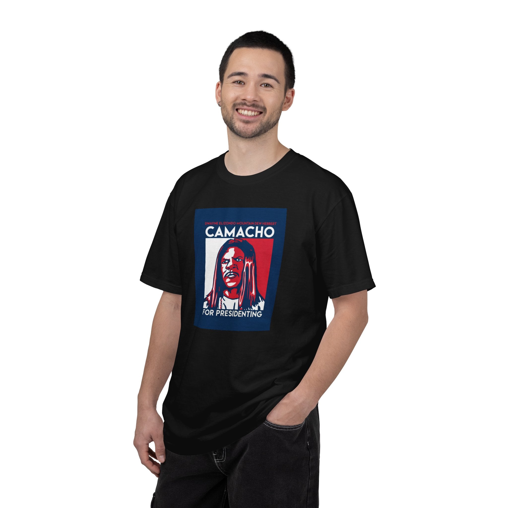 Vintage Campaign Poster Graphic Tee – Streetwear Satire Shirt