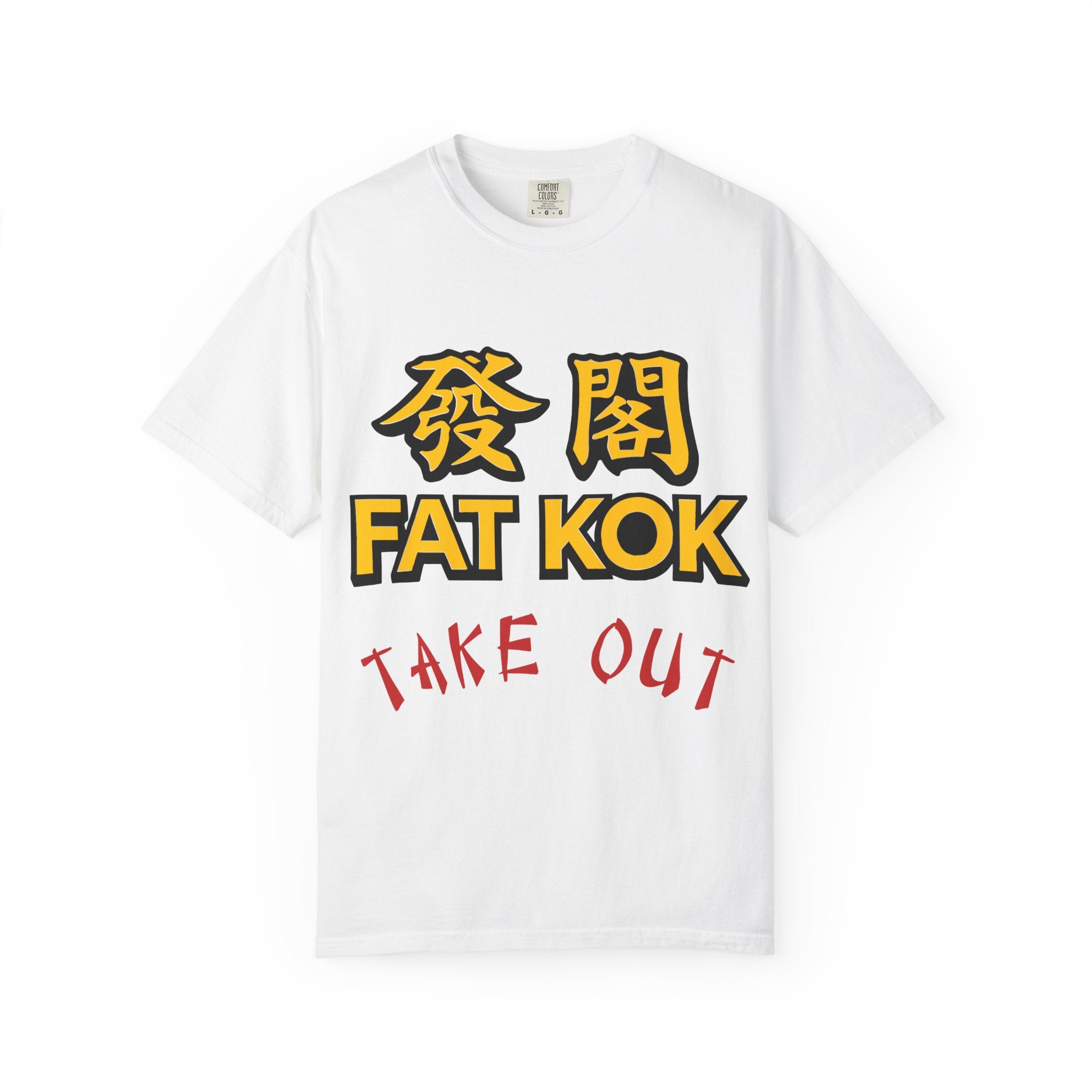 Fat Kok Take Out Wordplay Tee – Streetwear Humor Graphic Shirt