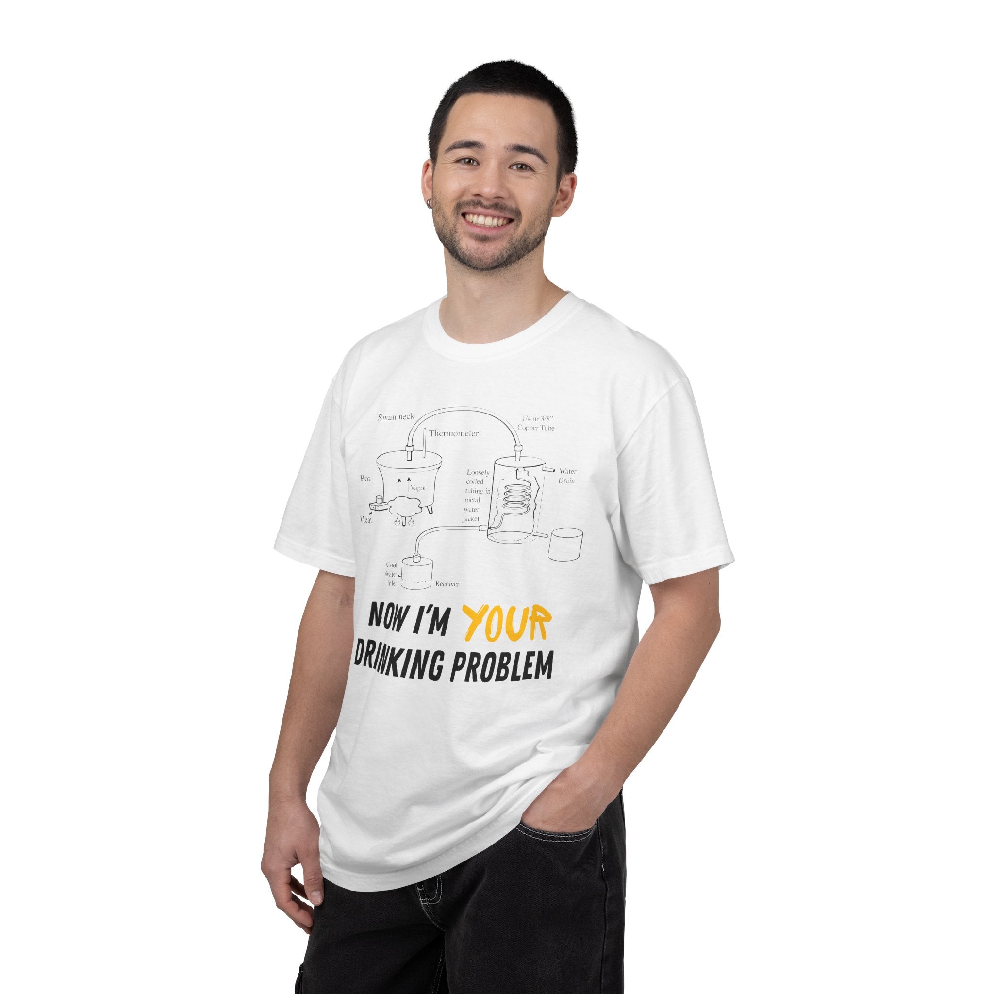 Now I'm Your Drinking Problem – Vintage Distilling Blueprint Shirt