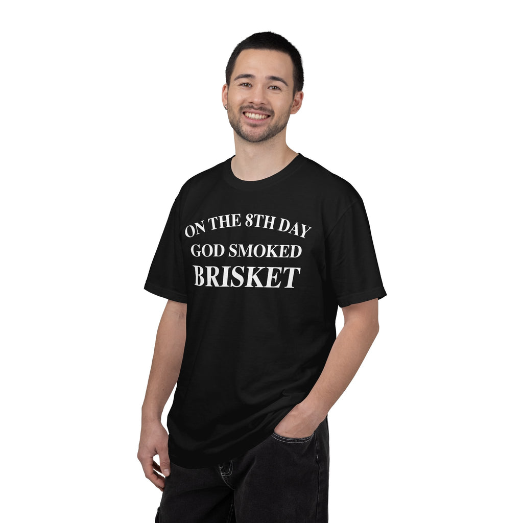 On The 8th Day God Smoked Brisket | Comfort Colors 1717 Tee
