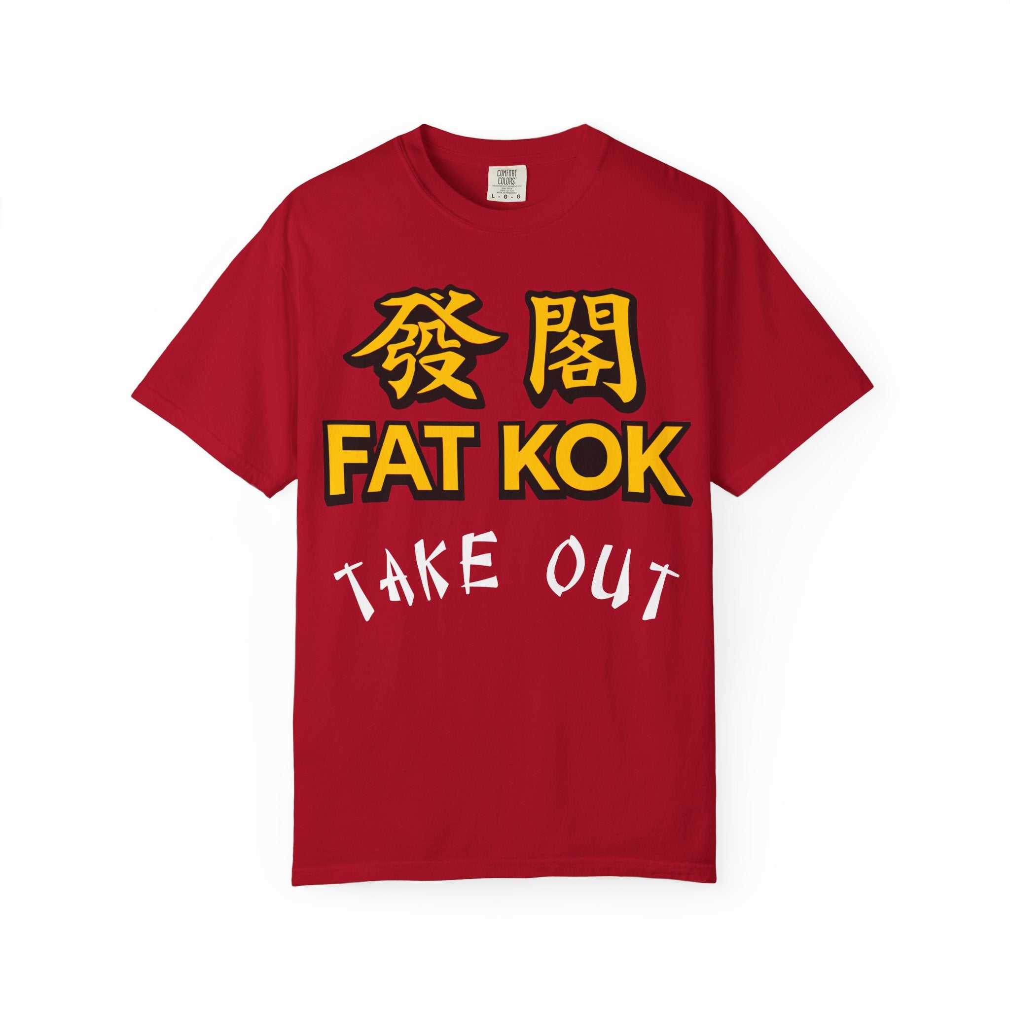 Fat Kok Take Out Wordplay Tee – Streetwear Humor Graphic Shirt
