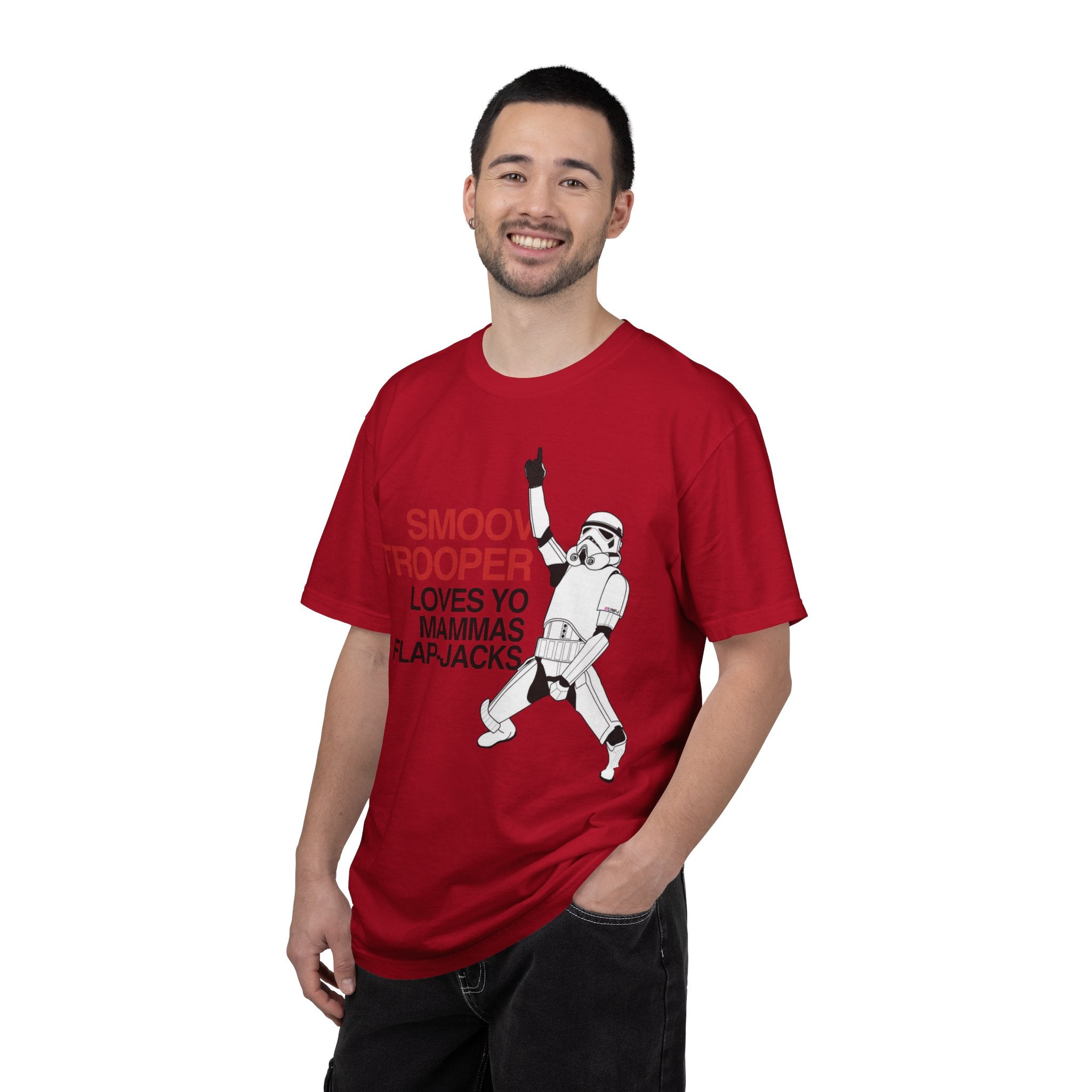 Smooth Trooper Dance Graphic Tee – Retro Sci-Fi Humor Shirt